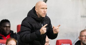 Kalmar FF:s tränare Henrik Rydström under en match i Allsvenskan