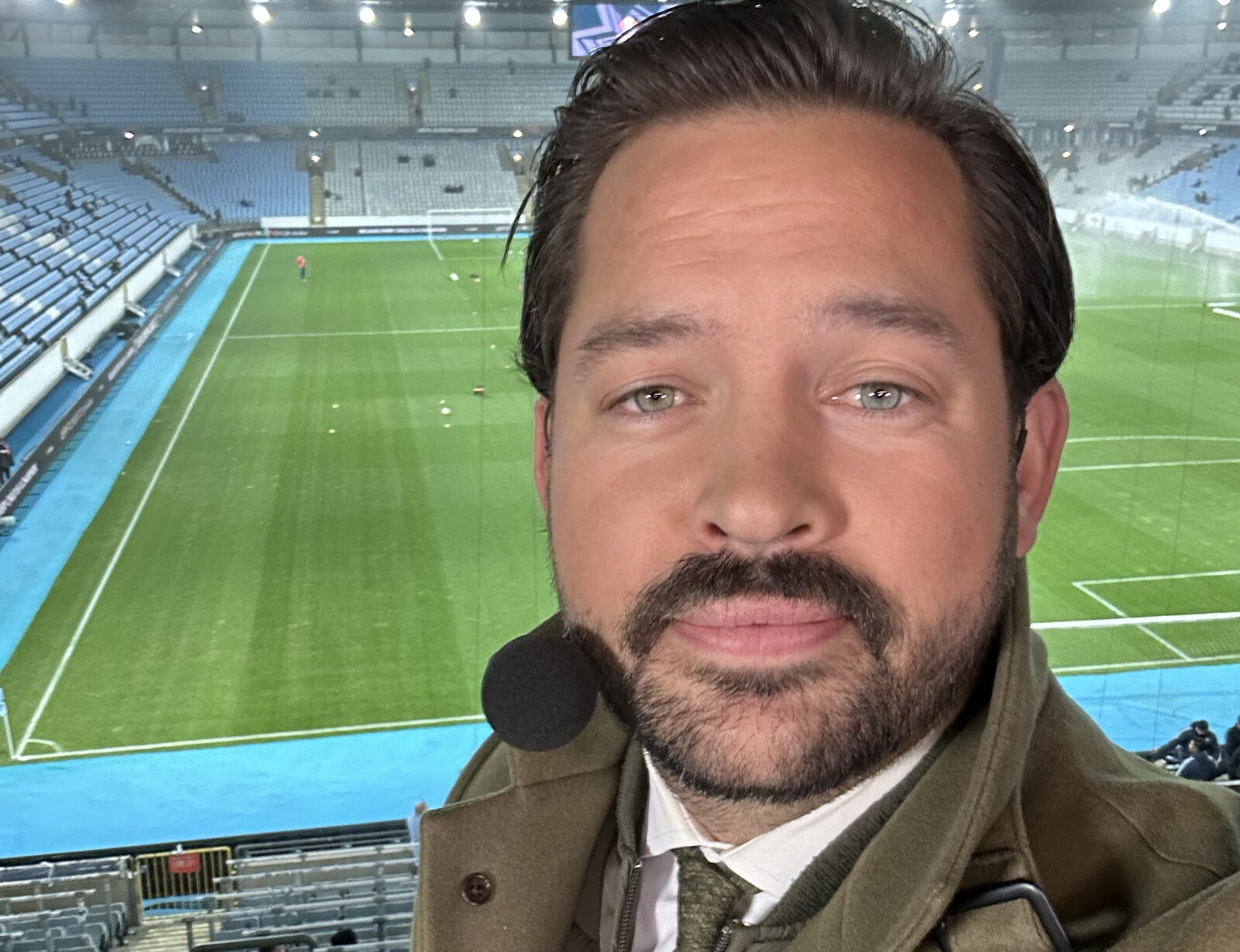 Gusten Dahlin på Malmö Stadion under fotbollssäsongen 2024