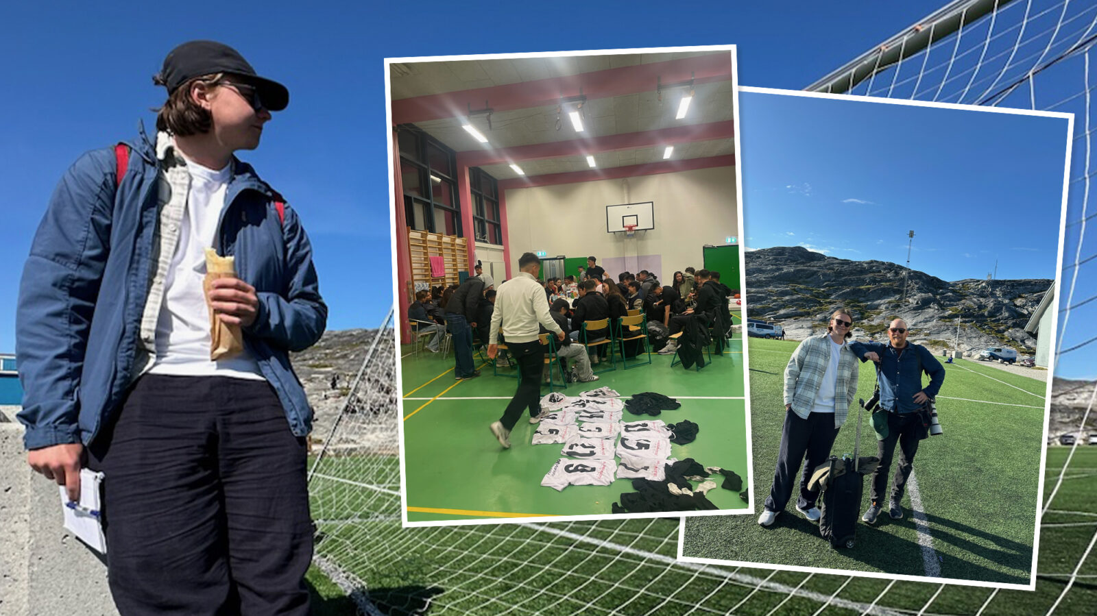 Offsides Jonatan Häggström Wedding och Daniel Nilsson på reportageresa i Nuuk på Grönland