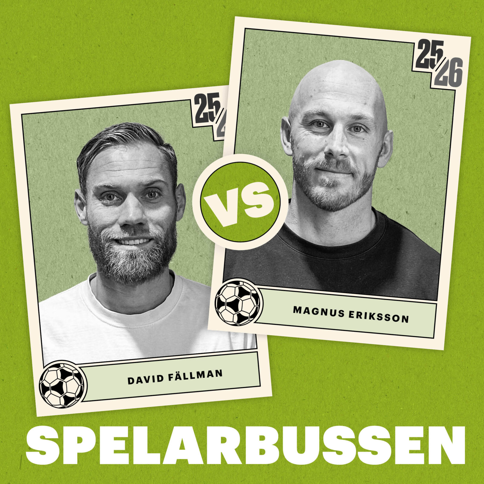 David Fällman möter Magnus Eriksson i Offsides quizpodd Spelarbussen
