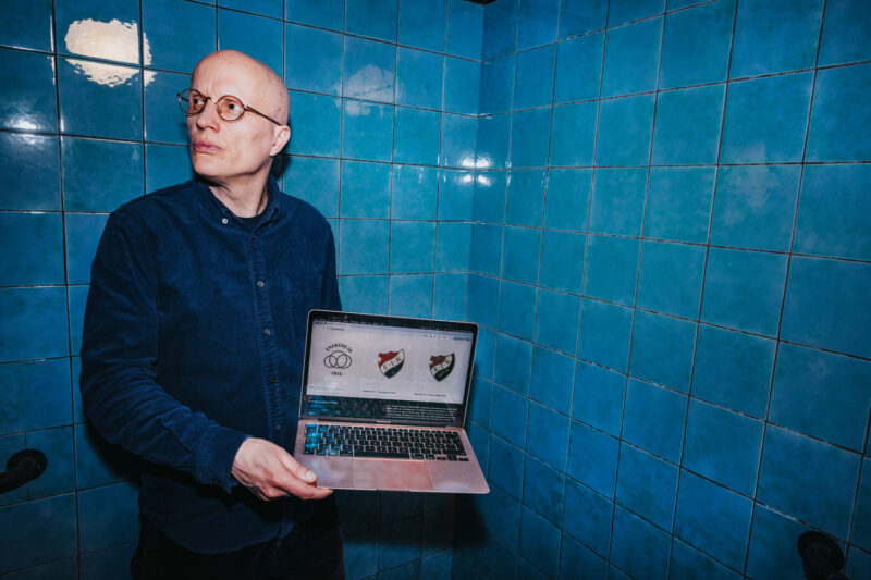 Perniclas Bedow, mannen bakom Enskedes nya klubbmärke