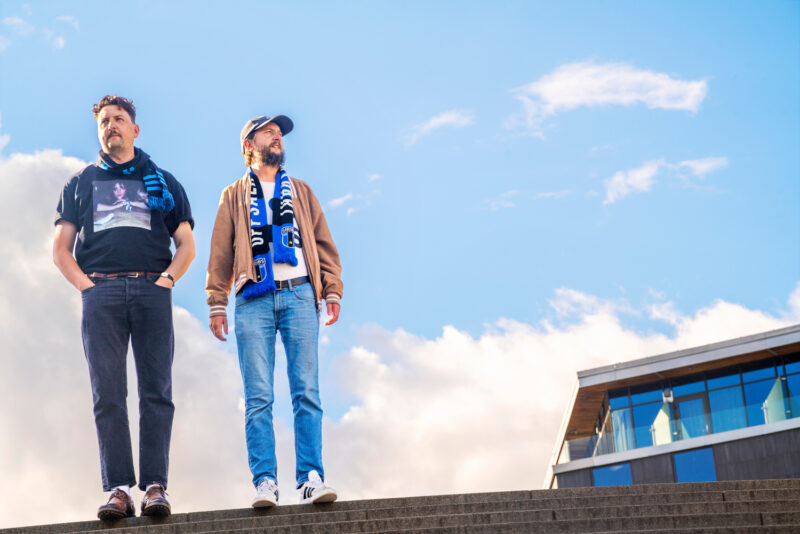 Sirius supportrar Johann och Oskar Bernövall i Uppsala