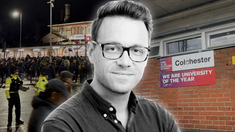 Anders Bengtsson om en kall och blöt natt i Colchester